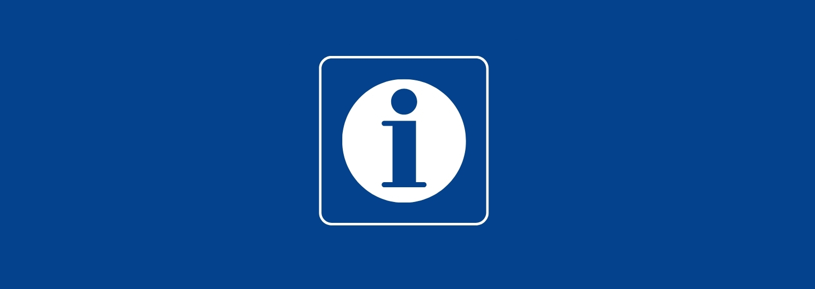 Illustration mit einem Informations «i».